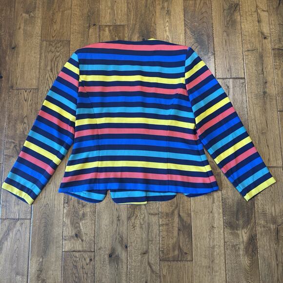 VTG Leslie Fay Leisure Suit Womens Plus Sz 16 Jacket Pants Grandmother Hippy 70s - Picture 9 of 15